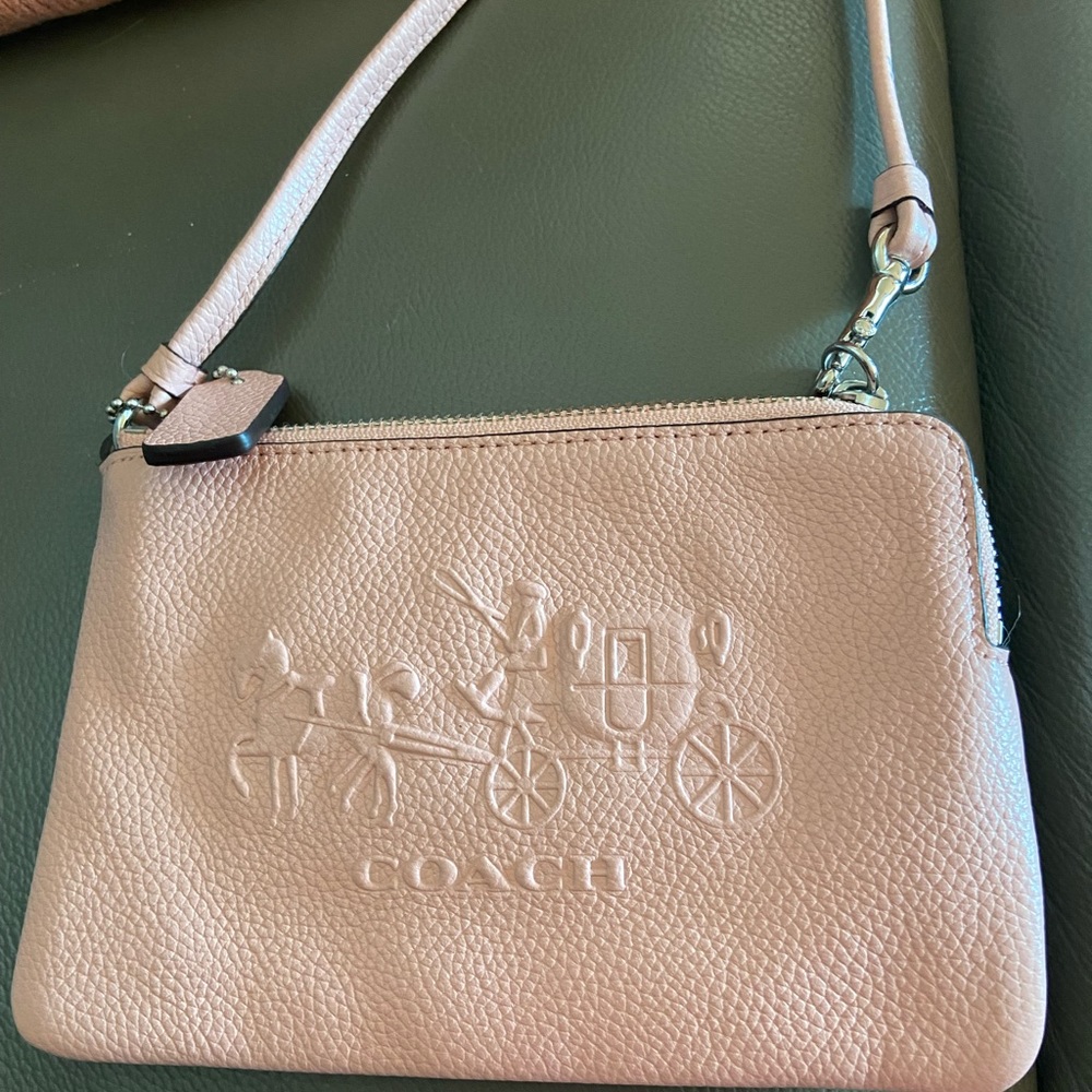 Adorably tiny coach pink purse